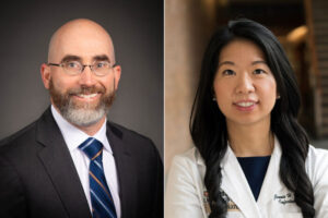 From left, Jason G. Newland, MD, and Jennie H. Kwon, DO, both of Washington University School of Medicine in St. Louis, have been have been selected to serve on the Presidential Advisory Council on Combating Antibiotic-Resistant Bacteria.
